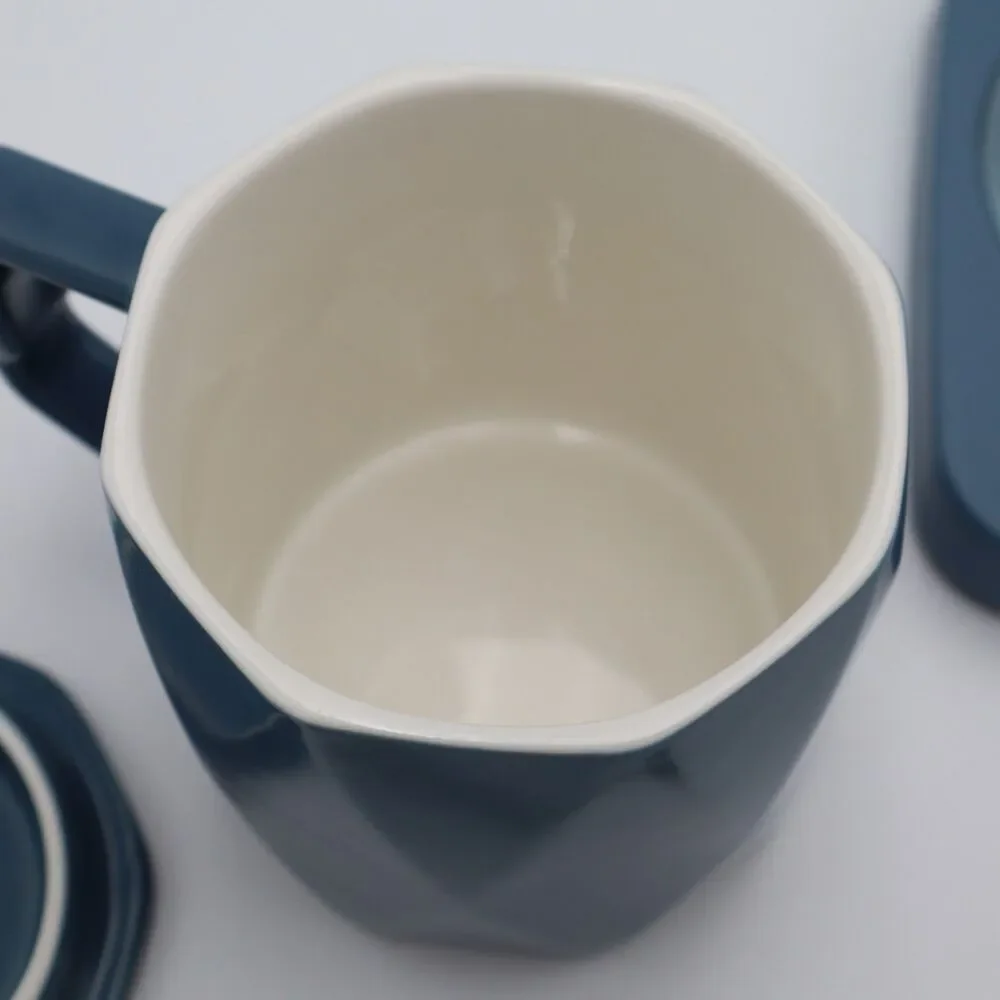 Electric Coffee / Tea / Hot Drink Warmer with Ceramic Mug and Spoon